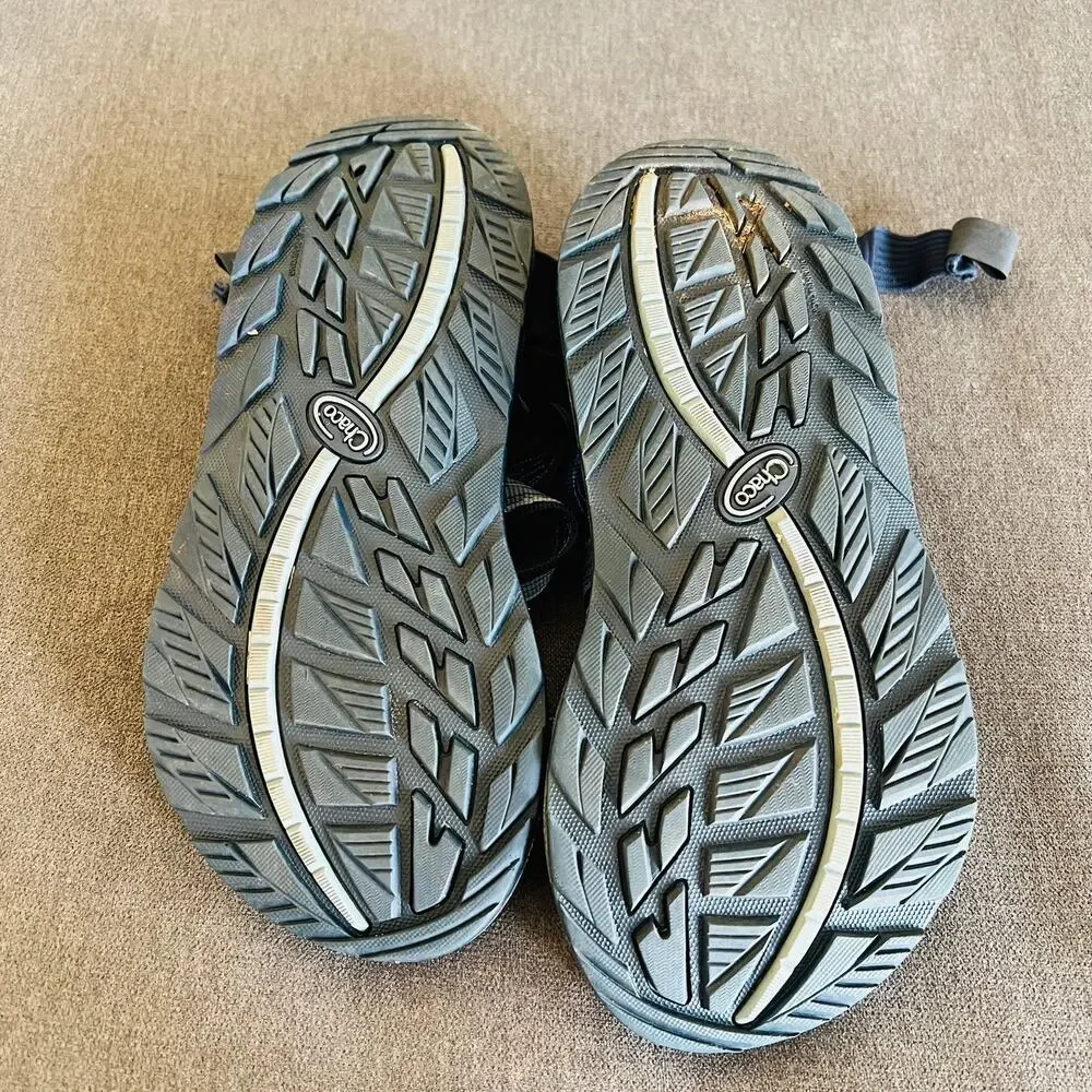 Chaco ZX/2 Cloud Sandals Womens 9 Est Black Gray Toe Loop Hiking Strappy
